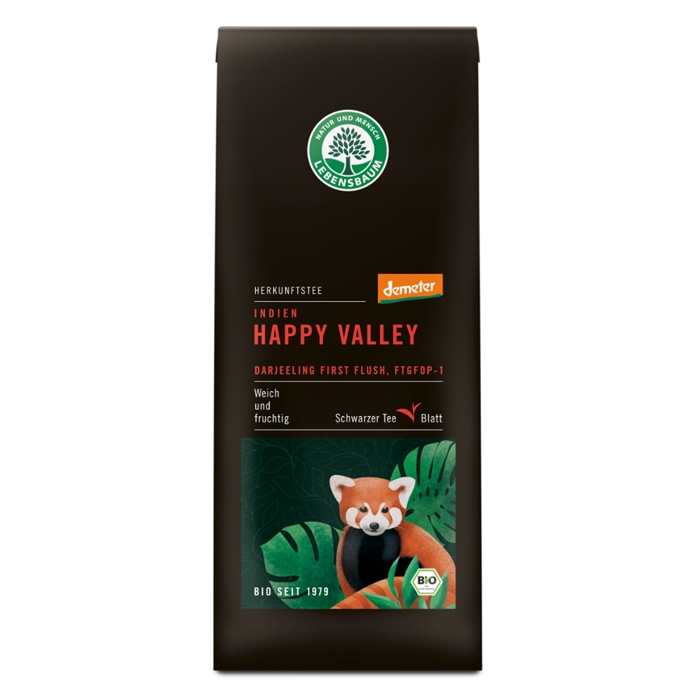 BIO - CHÁ PRETO - Happy Valley - Darjeeling First Flush, 100g