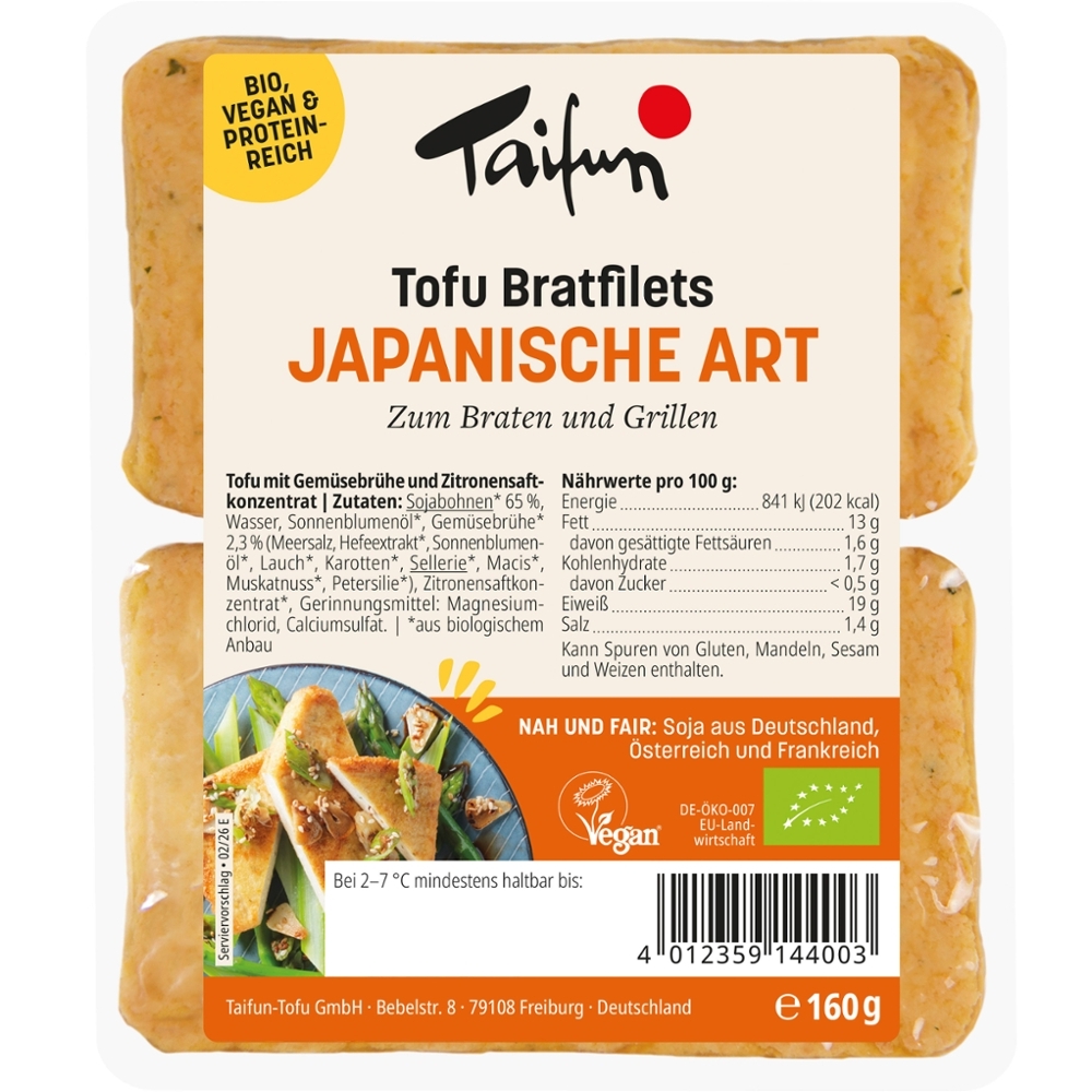 BIO - Filetes de tofu estilo "japonês", 160g