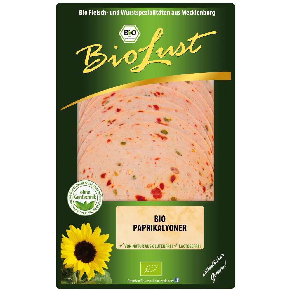 BIO - Mortadela com paprika, 80g