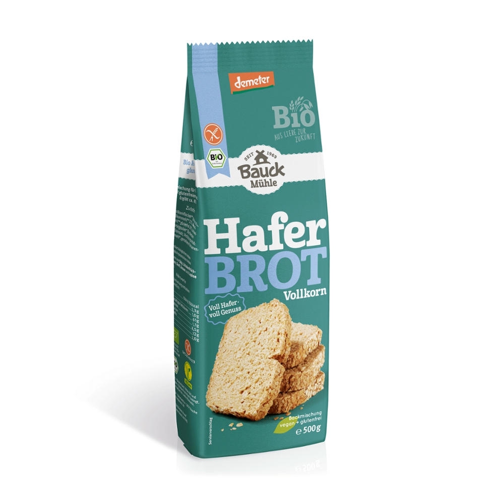 BIO - Mistura Pão AVEIA, s/ GLUTÉN, Demeter, 500g