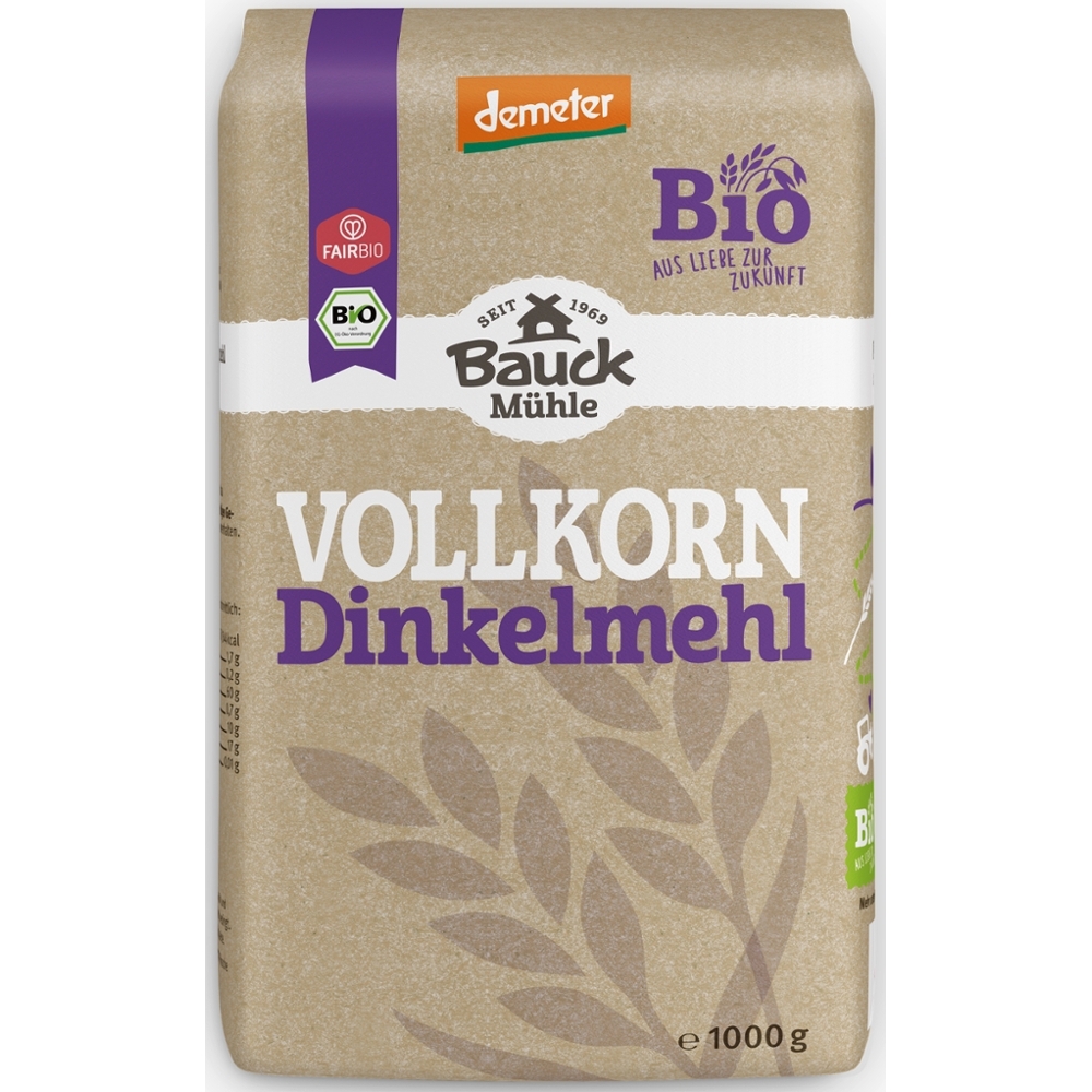 BIO - Farinha integral de ESPELTA, Demeter, 1kg