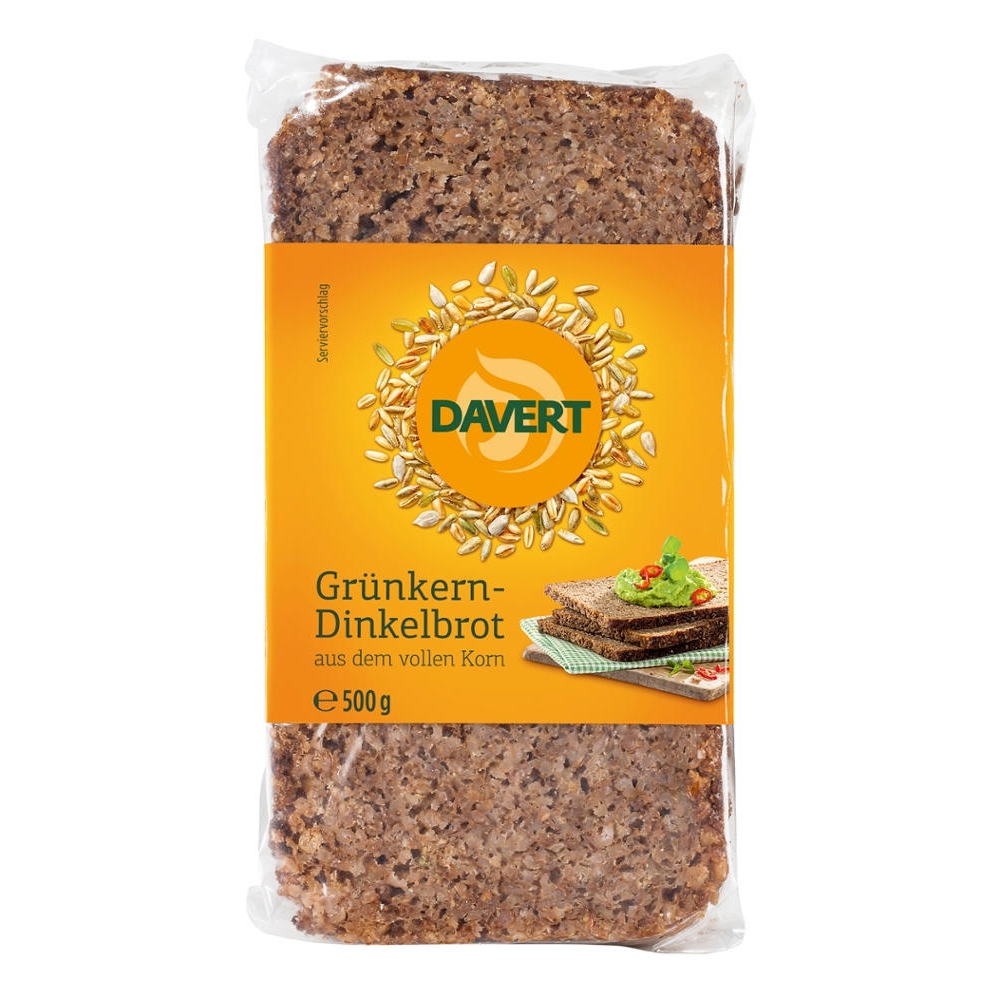 BIO - Pão de ESPELTA e ESPELTA verde, 500g