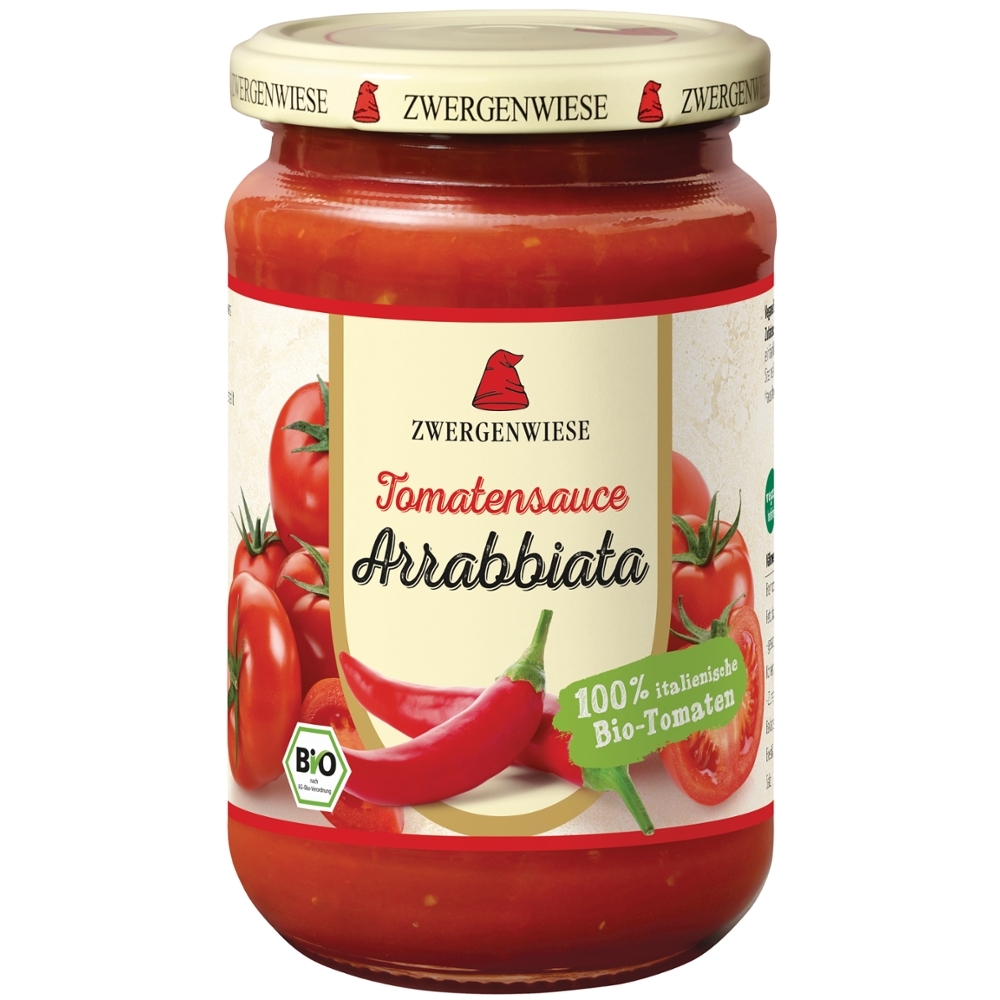 BIO - Molho de tomate Arrabbiata picante, 340ml