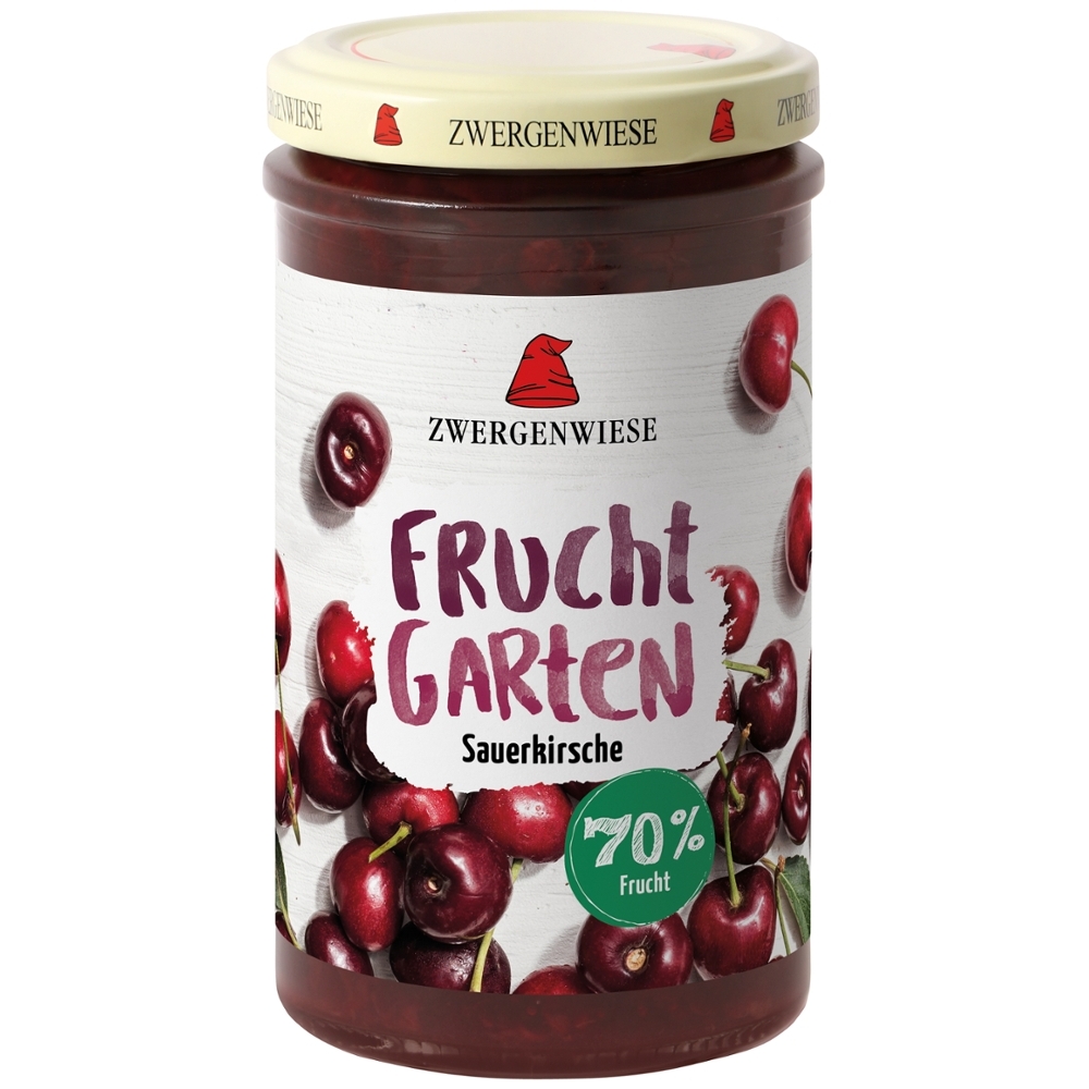 BIO POMAR - Doce de Ginja 70% de fruta c/ xarope de agave, 225g