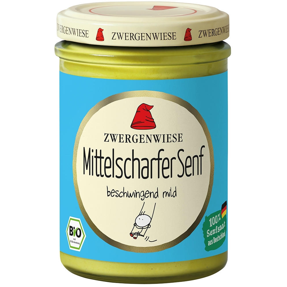 BIO - Mostarda Fina Semi-Picante, 160ml