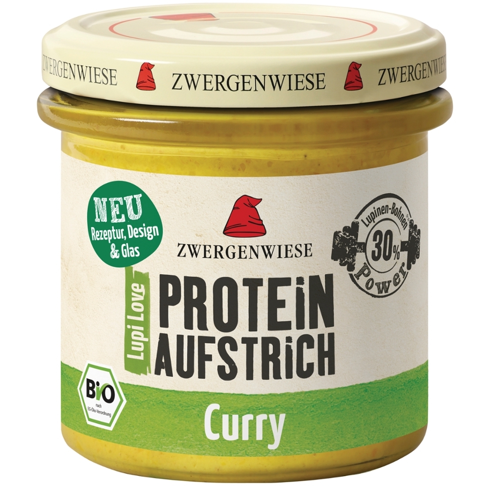BIO - LupiLove - Paté de tremoço - PROTEIN Caril, s/ GLÚTEN, 135g