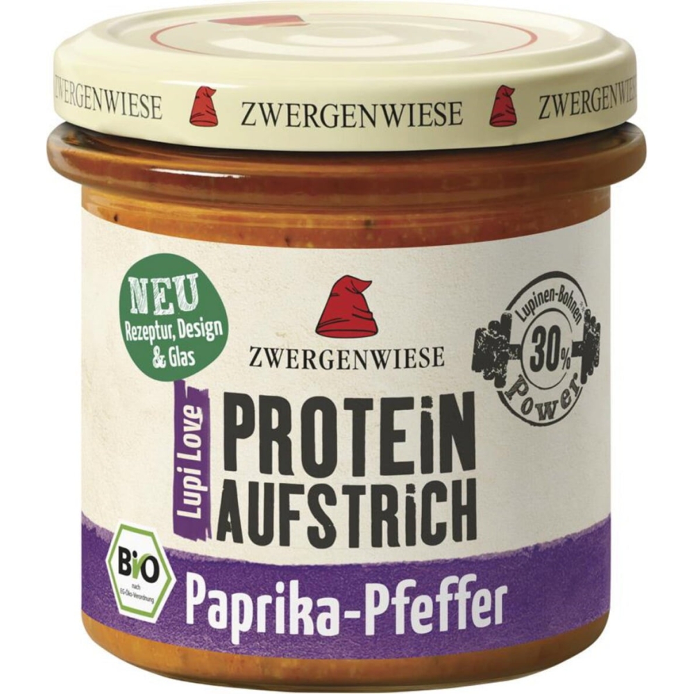 BIO - LupiLove - Paté de tremoço - PROTEIN Pimentão Doce & Pimenta, 135g