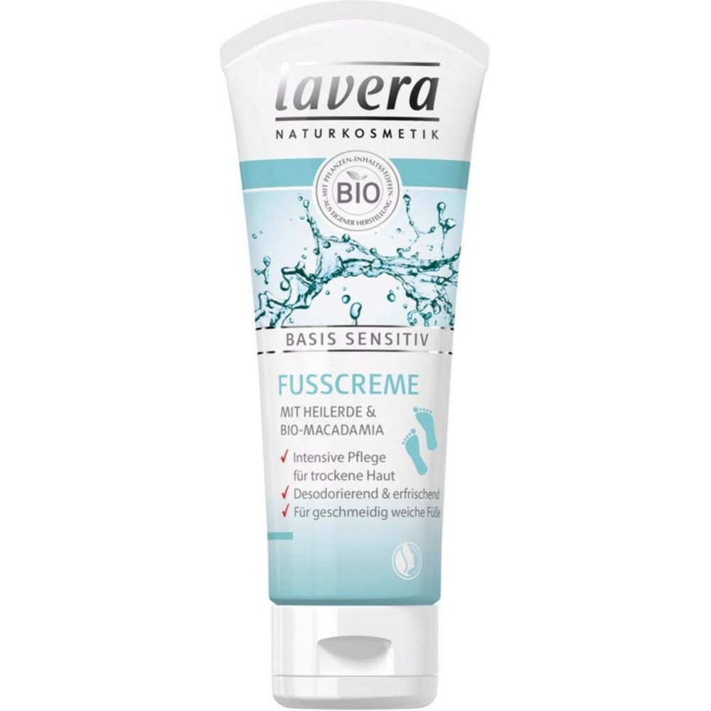 Lavera - Basis Sensitiv - Creme para pés, 75ml