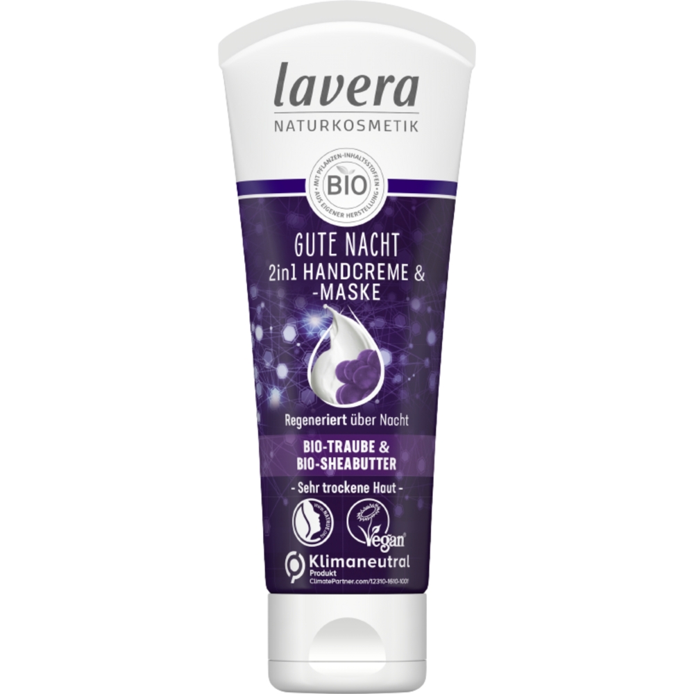 Lavera - Creme e Mascara p/ mãos, NOITE, 75ml