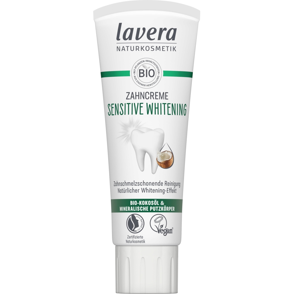 Lavera - Pasta de dentes - Branqueadora Sensitive, 75ml