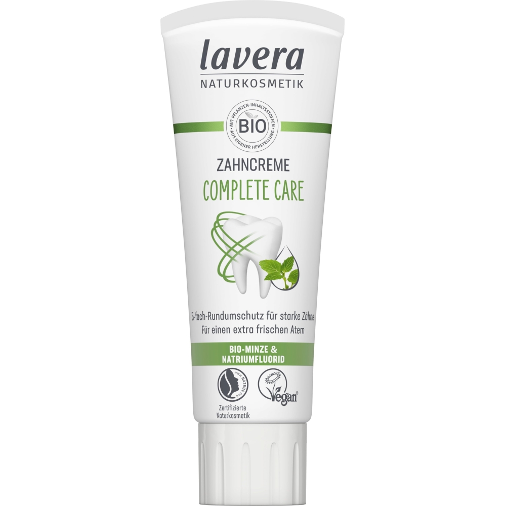 Lavera - Pasta de dentes - Cuidado completo c/ flúor, 75ml
