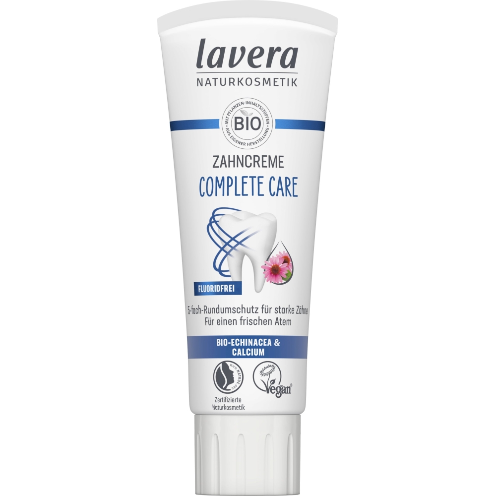 Lavera - Pasta de dentes - Cuidado completo s/ flúor, 75ml