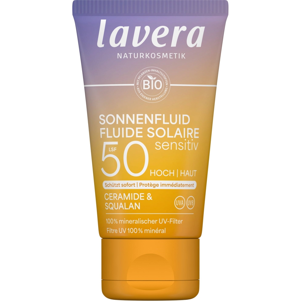 Lavera - Fluído solar sensitiv, FPS 50, 40ml