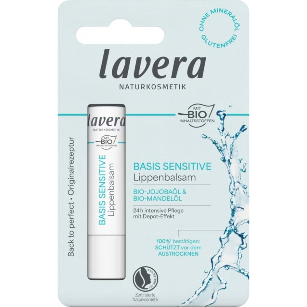 Lavera - Basis Sensitiv - Batom hidratante, 4,5g