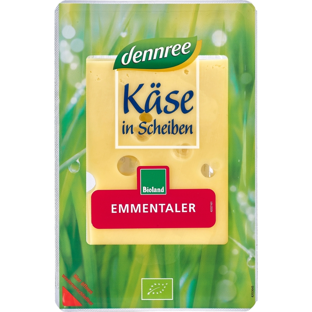 BIO - Queijo Emmental em fatias, sem lactose, 125g