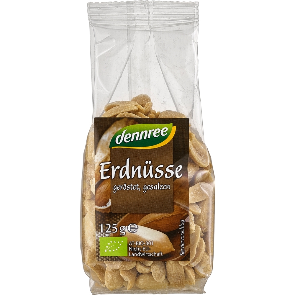 BIO - Amendoins, tostados c/ sal, 125g
