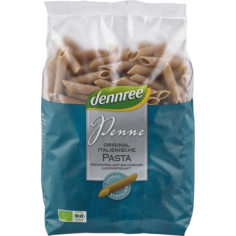 BIO - Penne de espelta integral, 500 gr