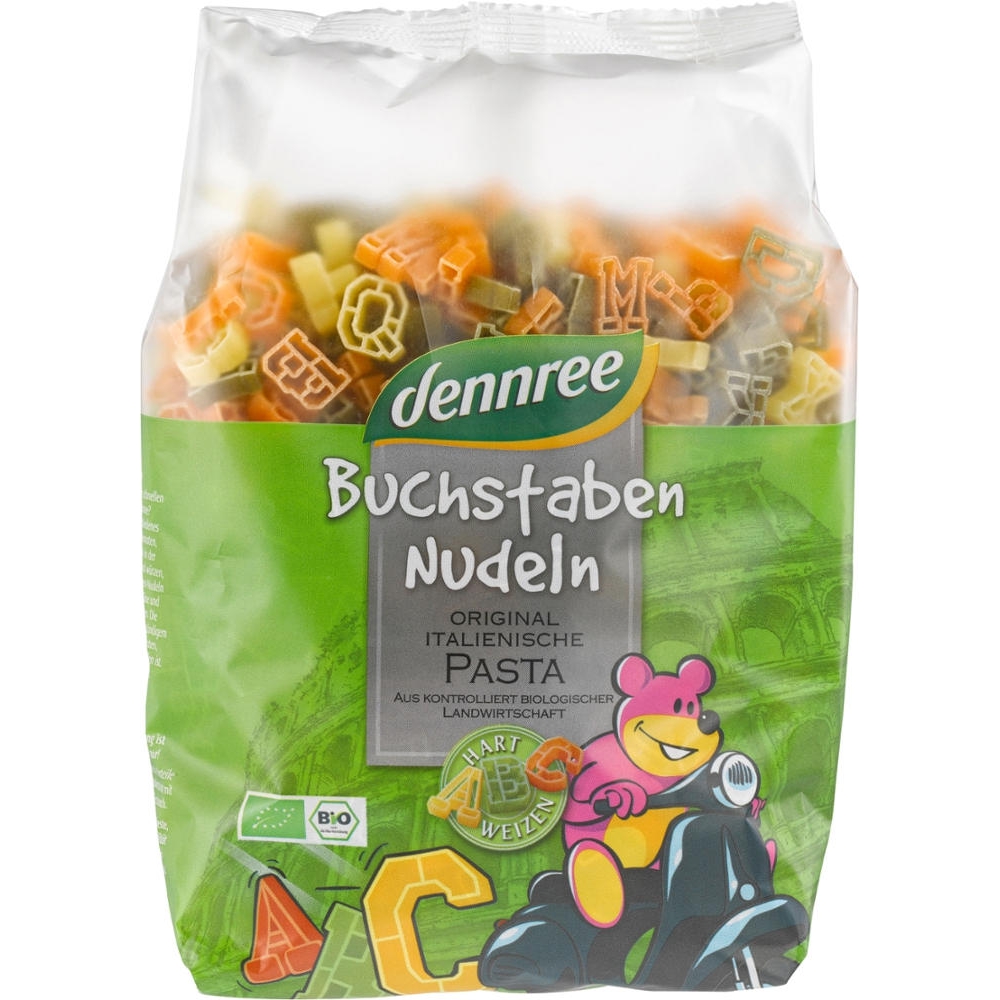 BIO - Massa de letras tricolor, 500g