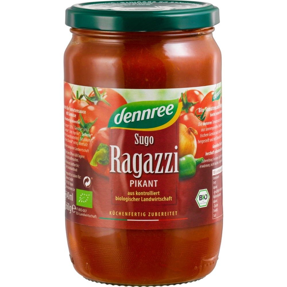 BIO - Sugo Ragazzi, picante, 660g