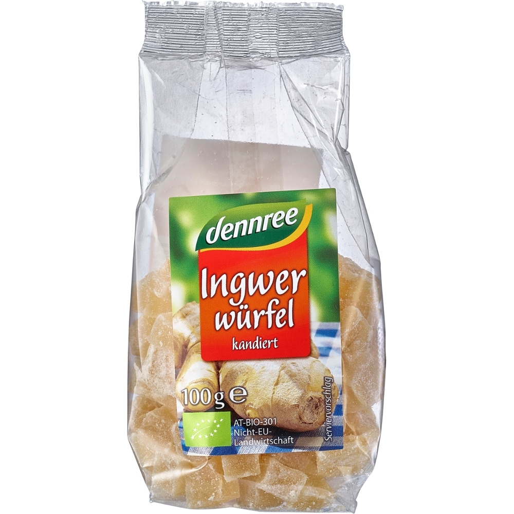 BIO - Cubos de Gengibre 100g