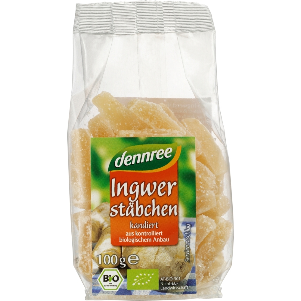 BIO - Sticks de Gengibre, 100g