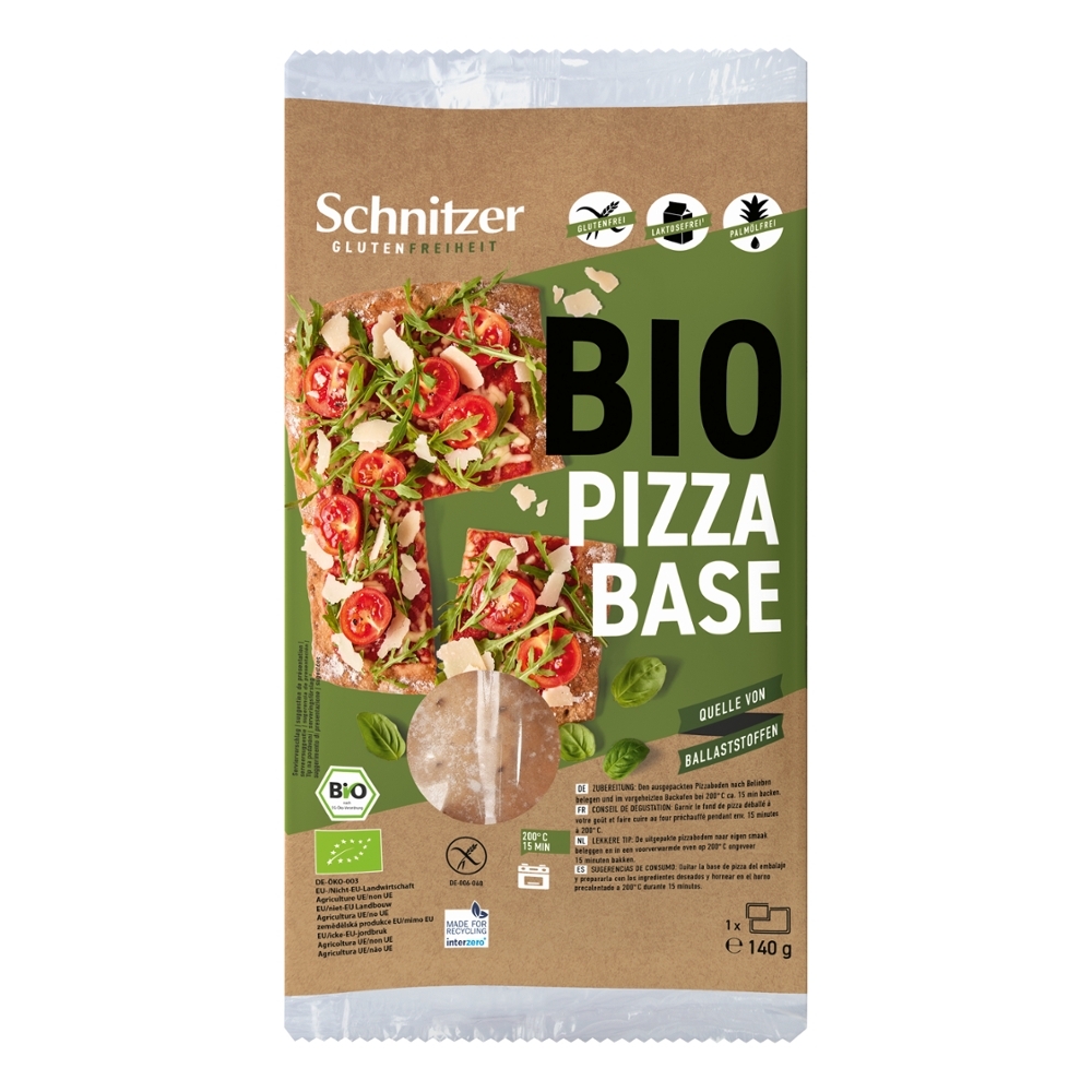 BIO - Base de Pizza SEM GLÚTEN, 140g