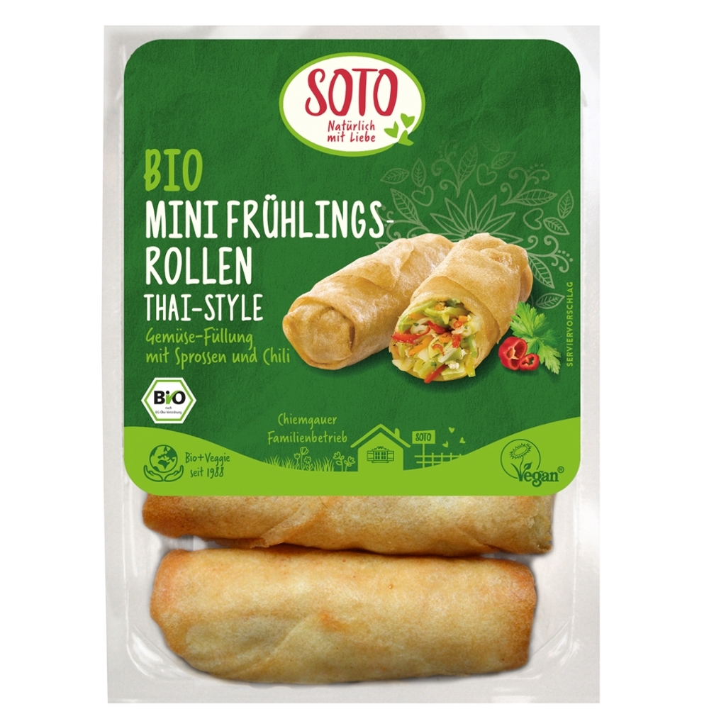 BIO - Mini Rolinhos Primavera "Thai", VEGAN, 4x50g