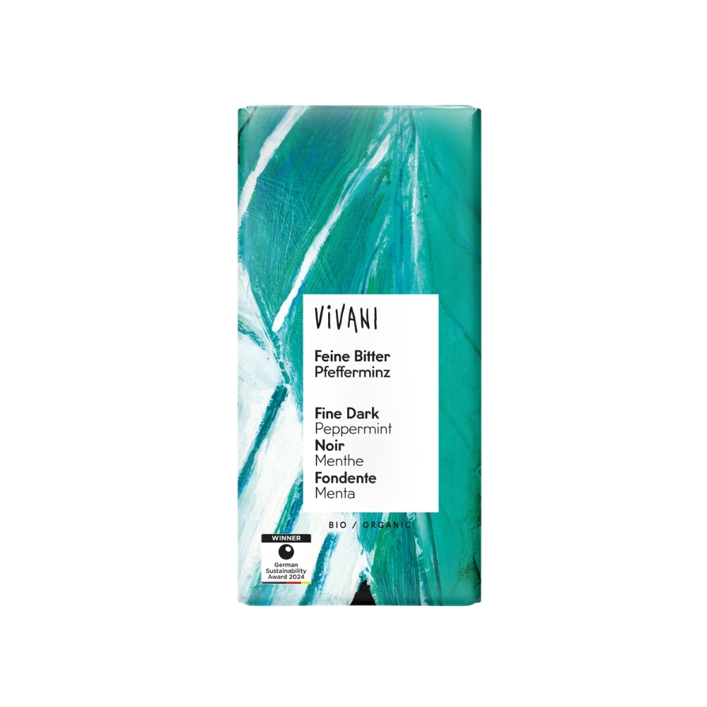 VIVANI - Chocolate BIO - Escuro com recheio de Menta 40%, 100g