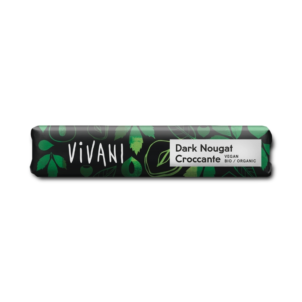 VIVANI - Chocolate BIO - Escuro c/ avelã crocante, VEGAN, 35g
