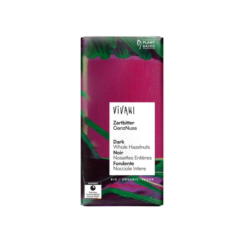 VIVANI - Chocolate BIO - Escuro & Avelã inteira, 100g