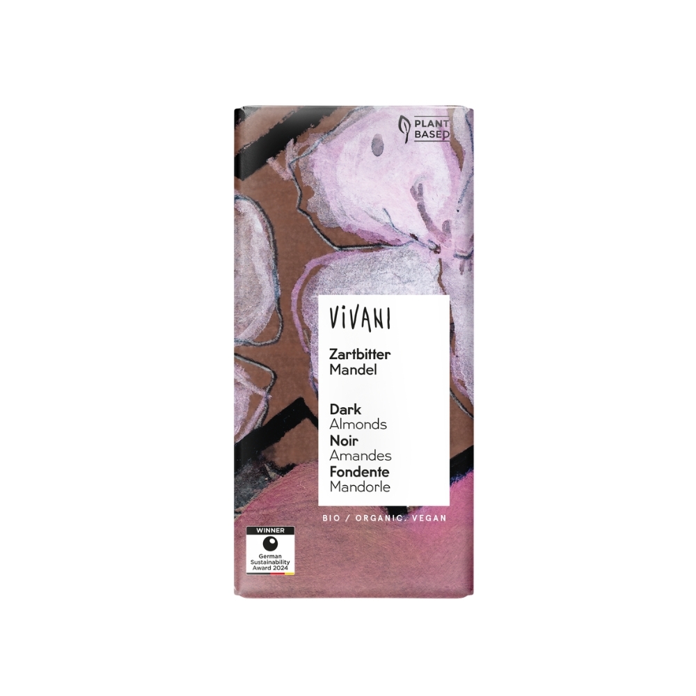 VIVANI - Chocolate BIO - Escuro & Amendoa inteira, 100g