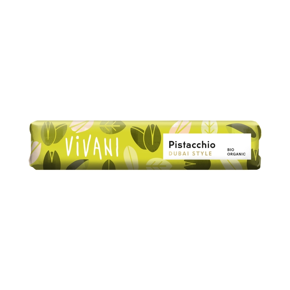 VIVANI - Chocolate BIO - Creme de Pistachio Dubai Style, 40g