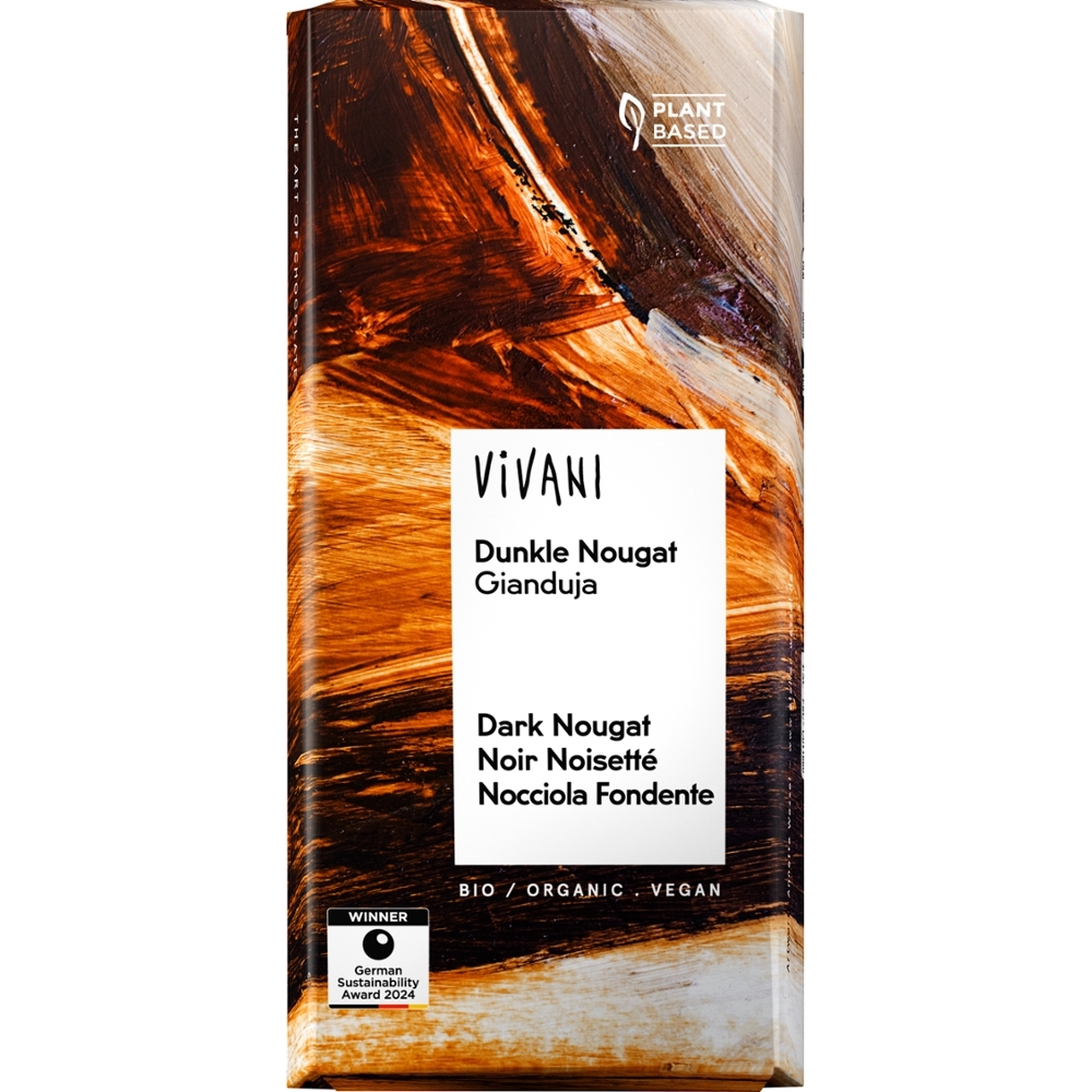 VIVANI - Chocolate BIO - Escuro c/ Nougat, 36% Cacau, 80g