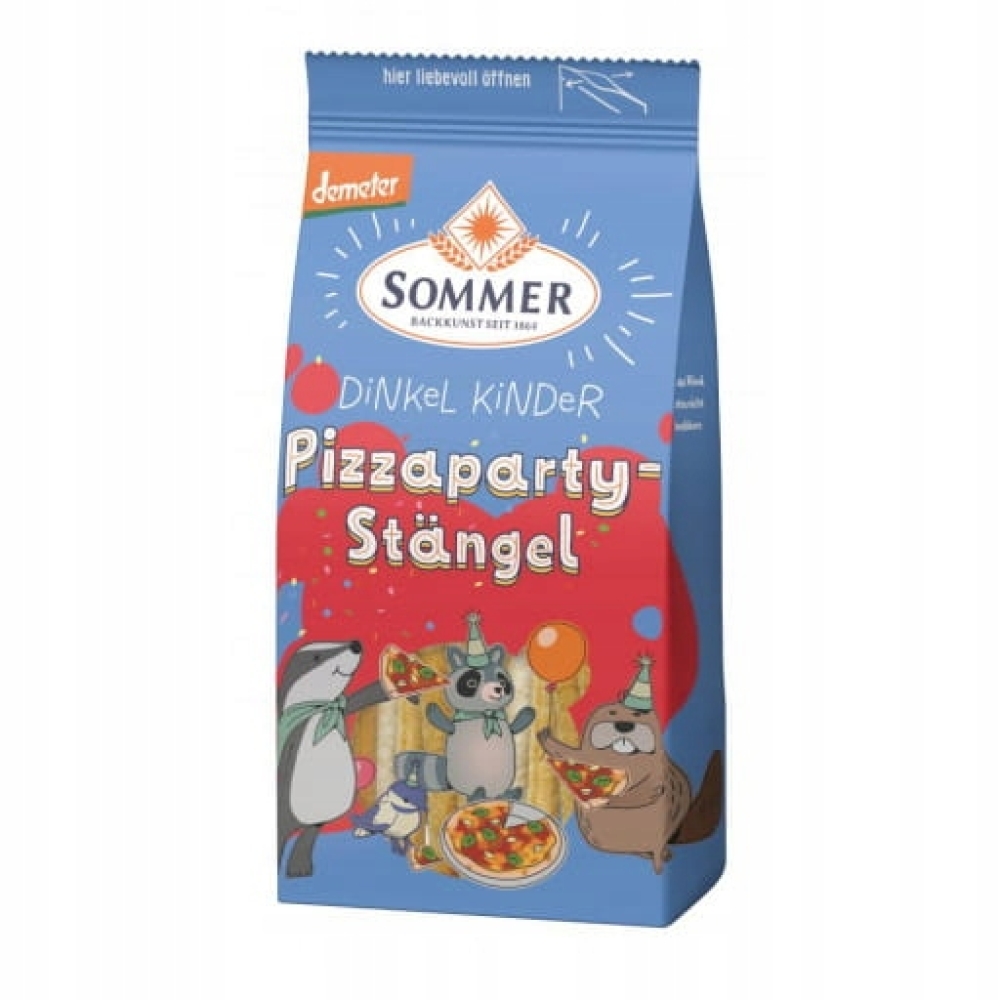 BIO - Palitos de Pizza de Espelta, festa infantil, DEMETER, 100g