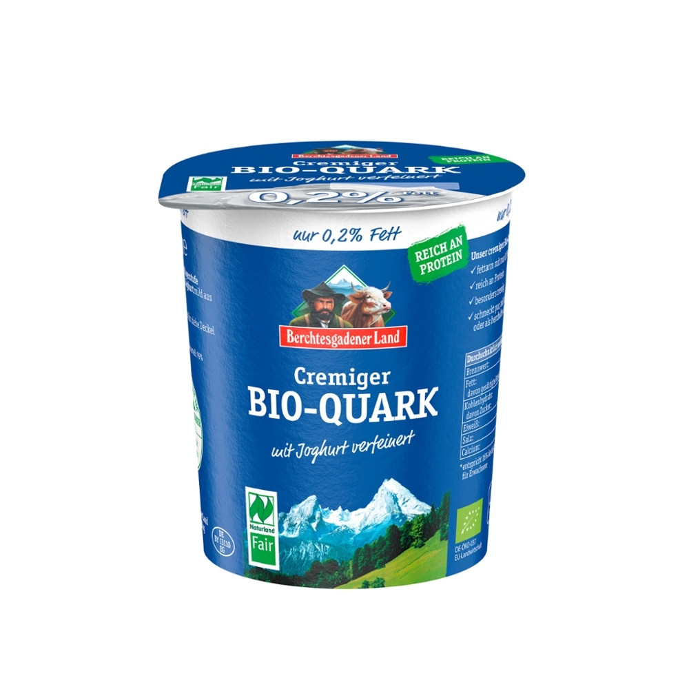 BIO - Quark cremoso 0,2% gordura, 350g