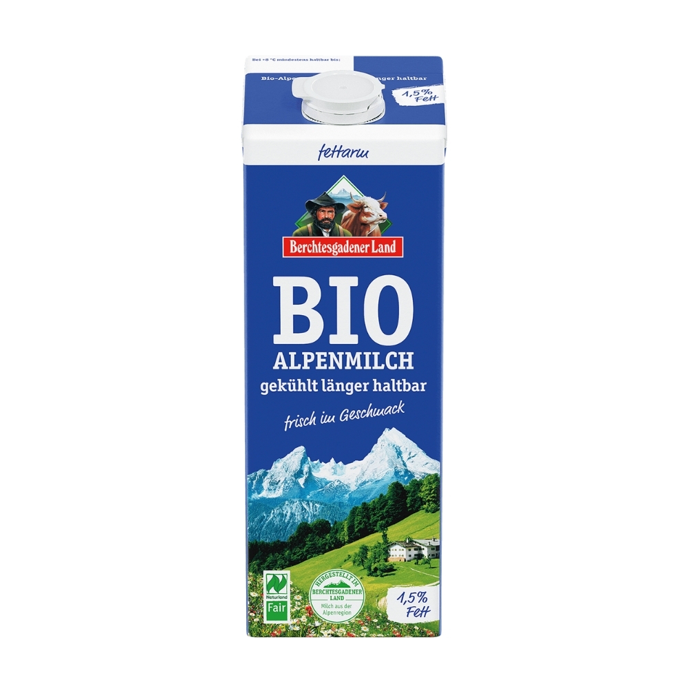BIO - Leite fresco pasteurizado Meio Gordo1,5% ESL, 1L