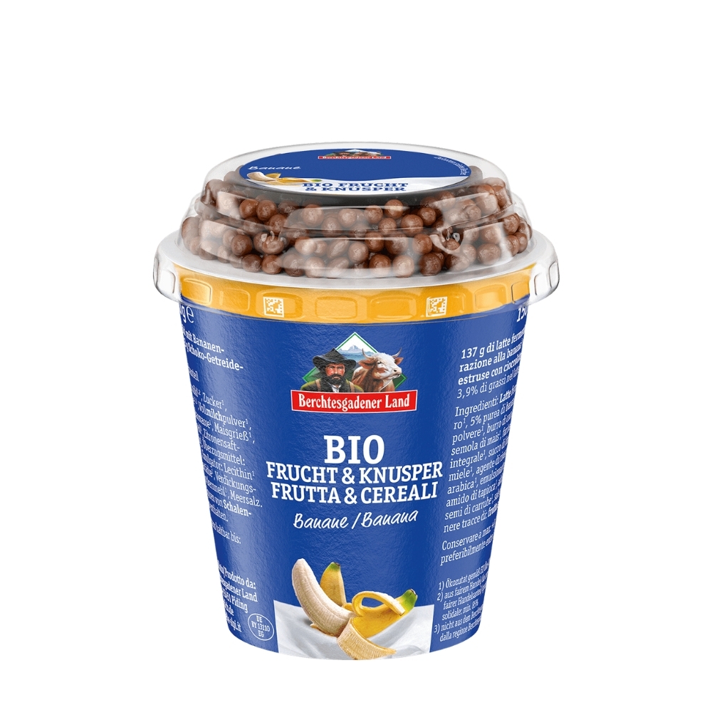 BIO - Iogurte de Banana c/ bolas chocolate 3,9%, 150g