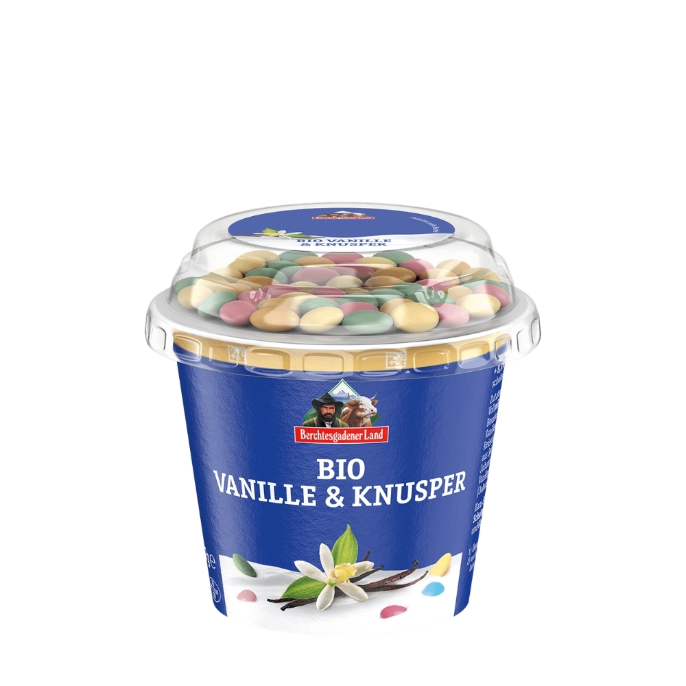 BIO - Iogurte de Baunilha com bolas de chocolate coloridas 3,9%, 137g