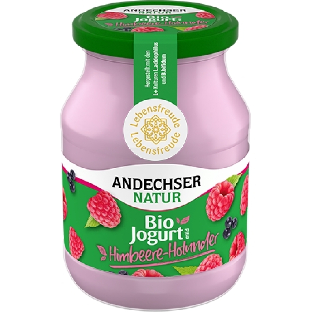 BIO - Iogurte suave Framboesa-Sabugueiro 3,8%, 500g