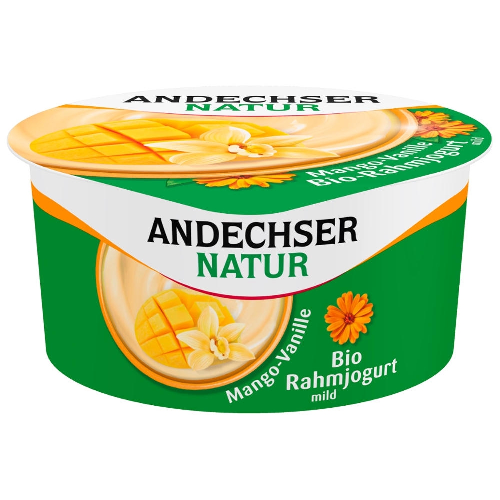BIO - Iogurte de natas Manga-Baunilha 10%, 150g