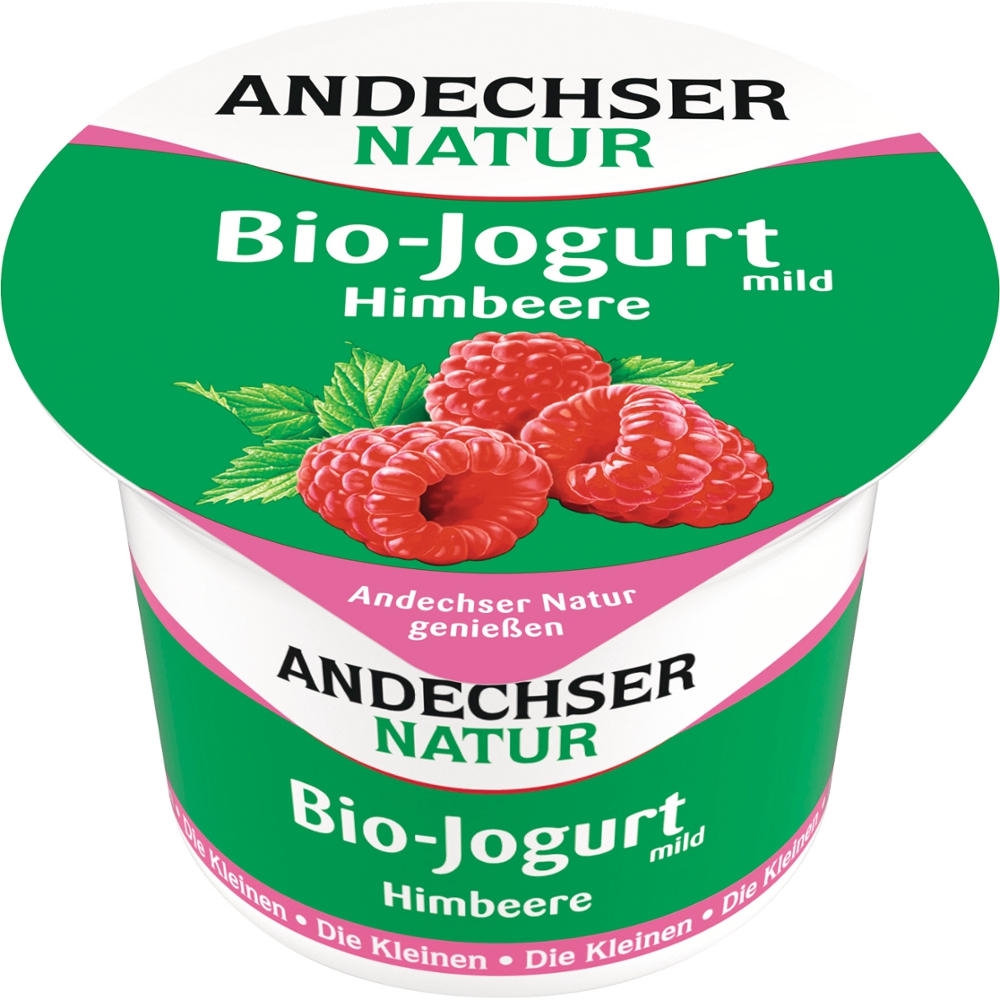 BIO - Iogurte suave Framboesa 3,7%, 100g