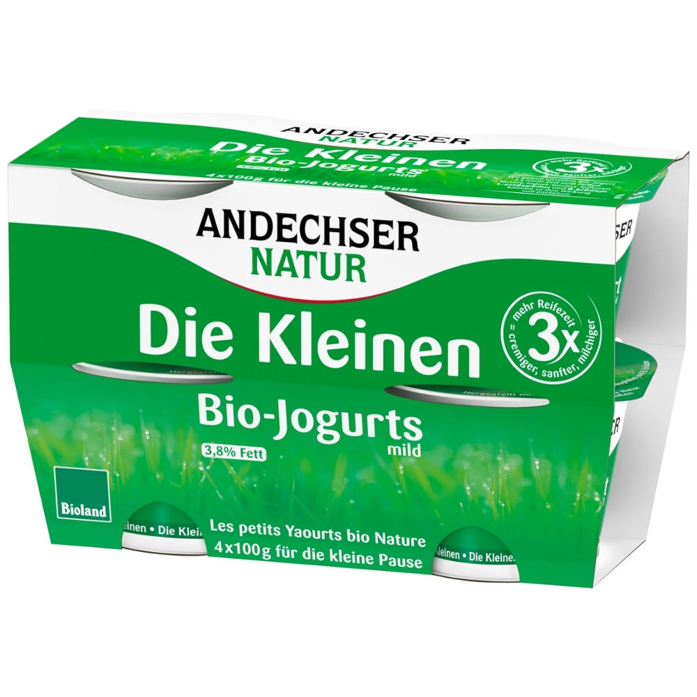BIO - Iogurte suave Natural 3,8%, cluster 4x100g