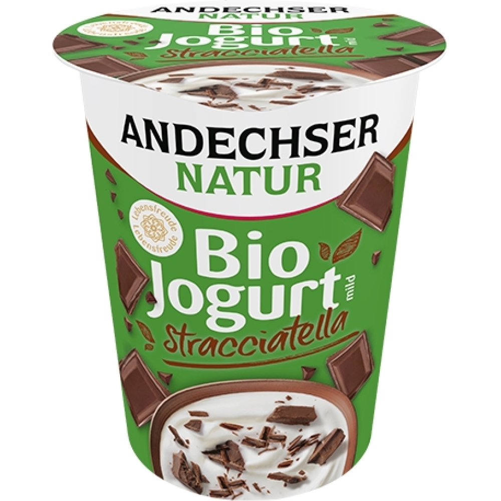 BIO - Iogurte suave Stracciatella 3,8%, 400g Cp.