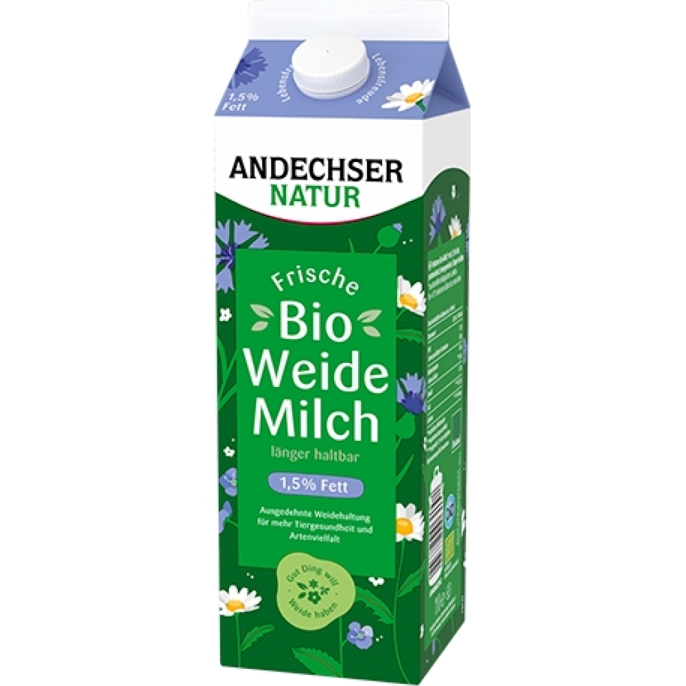 BIO - Leite fresco pasteurizado Meio Gordo1,5% ESL, 1L
