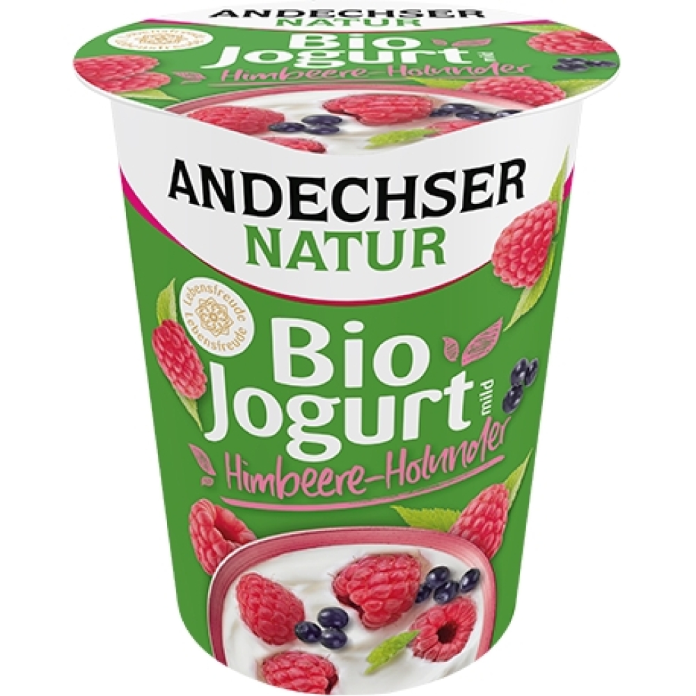BIO - Iogurte suave Framboesa-Sabugueiro 3,8%, 400g Cp.