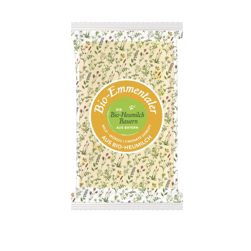 BIO - Queijo de leite de feno tipo Emmentaler 45%, 180g