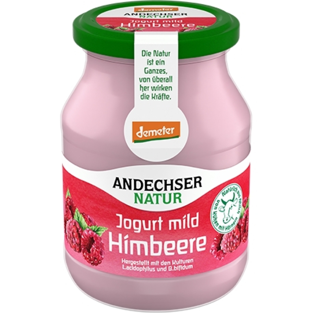 Demeter - Iogurte suave Framboesa 3,8%, 500g