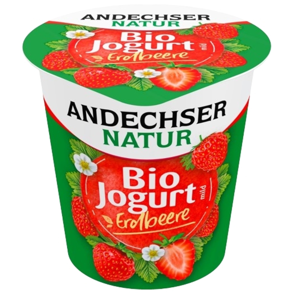 BIO - Iogurte suave Morango 3,8%, 150g