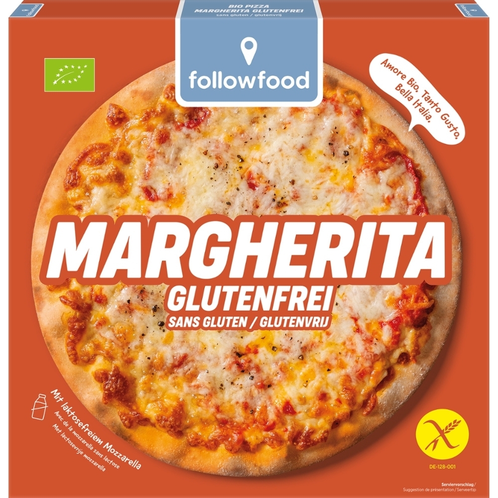 BIO - Pizza Margherita, Massa Fina, Forno de Pedra a Lenha, SEM GLUTÉN, 282g