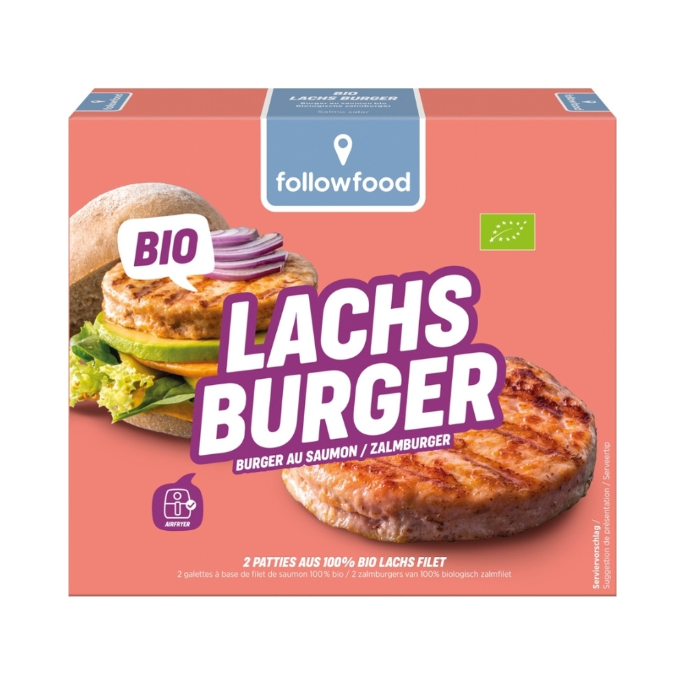 BIO - Hambúrguer 100% Salmão (2 uni.), 200g